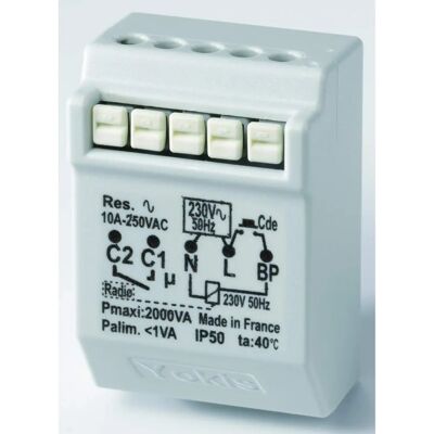Yokis Trådløst Relæ - 2000W, Timer, Radio Kontrol - Lysautomatisering Yokis Trådløst Relæ - 2000W, Timer, Radio Kontrol - Lysautomatisering