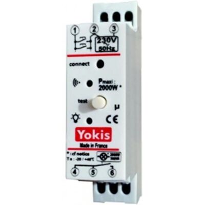 Yokis MTR2000MRP Relæ - 2000W, Timer, Trådløs kontrol Yokis MTR2000MRP Relæ - 2000W, Timer, Trådløs kontrol
