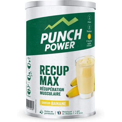 Punch Power Poudre de Récupération Musculaire Banane - Nutritive & Sans Gluten - Publicité Punch Power Poudre de Récupération Musculaire Banane - Nutritive & Sans Gluten - Publicité
