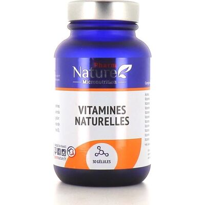 Nature Attitude Vitamines Naturelles - 30 Gélules - Complément - Publicité Nature Attitude Vitamines Naturelles - 30 Gélules - Complément - Publicité