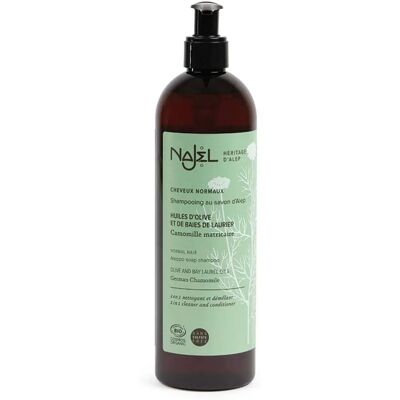 Shampooing et savon à l'huile d'olive Najel 2 en 1 - Cheveux normaux - Publicité Shampooing et savon à l'huile d'olive Najel 2 en 1 - Cheveux normaux - Publicité