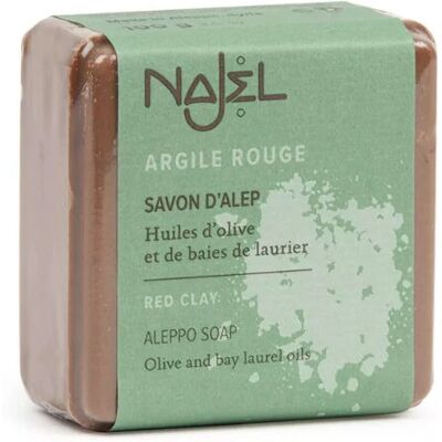 Jabón de Alepo con Arcilla Roja 100 g - Cuidado facial y corporal Jabón de Alepo con Arcilla Roja 100 g - Cuidado facial y corporal