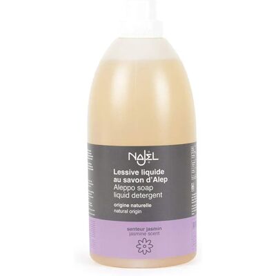 Lessive liquide au jasmin Najel - 2L - Savon d'Alep naturel - Publicité Lessive liquide au jasmin Najel - 2L - Savon d'Alep naturel - Publicité