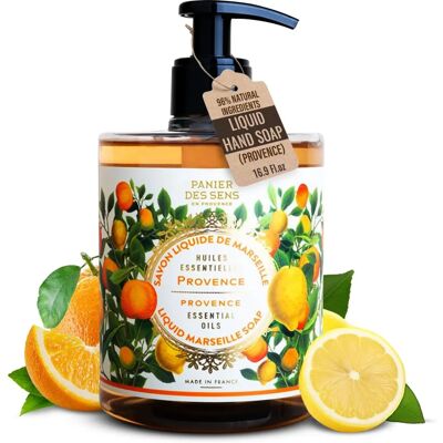 Panier des Sens Gel lavant mains Provence à l'huile de coco 97% naturels - Savon pour les mains - Publicité Panier des Sens Gel lavant mains Provence à l'huile de coco 97% naturels - Savon pour les mains - Publicité