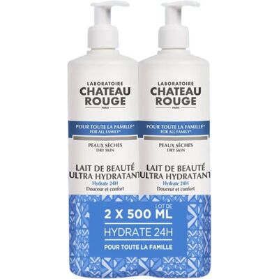 Chateau Rouge Kroppsmjölk - Naturlig Hydrering 2x500ml Chateau Rouge Kroppsmjölk - Naturlig Hydrering 2x500ml