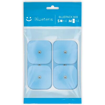 Bluetens - ELEC0401 - 4-pack - Électrodes à clip - electrode - Publicité Bluetens - ELEC0401 - 4-pack - Électrodes à clip - electrode - Publicité