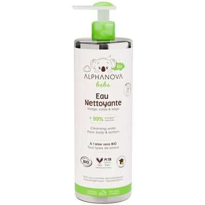 Alphanova Bébé Agua Micelar Orgánica - Agua Limpiadora para Bebés Alphanova Bébé Agua Micelar Orgánica - Agua Limpiadora para Bebés