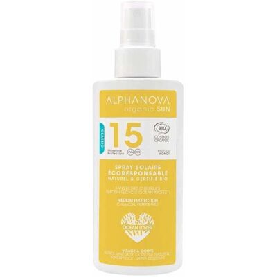 Alphanova Spray przeciwsłoneczny SPF 15 (125ml) Alphanova Spray przeciwsłoneczny SPF 15 (125ml)