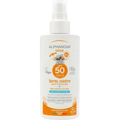 Alphanova Baby SPF 50 Bio Sonnenmilch - Sonnenschutzcreme Alphanova Baby SPF 50 Bio Sonnenmilch - Sonnenschutzcreme