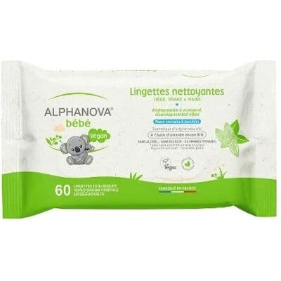 Alphanova Baby Bio Dicke Babytücher - Baby Wipes Alphanova Baby Bio Dicke Babytücher - Baby Wipes