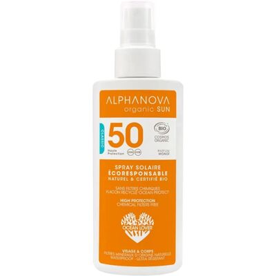 Alphanova Spray Solar Orgánico Certificado SPF 50 Niños (125 ml) Alphanova Spray Solar Orgánico Certificado SPF 50 Niños (125 ml)