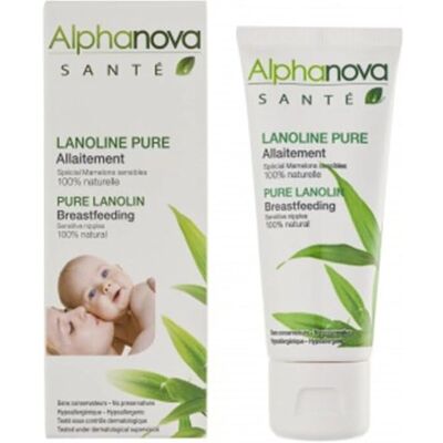 Alphanova Santé Lanoline Pure Allaitement - Baume pour mamelons - Publicité Alphanova Santé Lanoline Pure Allaitement - Baume pour mamelons - Publicité