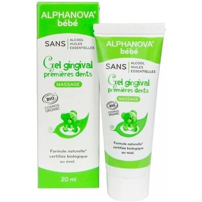 Alphanova Bio Zahnfleischgel für Babys - Erste Zähne - 20ml Alphanova Bio Zahnfleischgel für Babys - Erste Zähne - 20ml