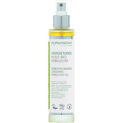 Alphanova Organic Mum Huile Bio Anti-Vergetures - Huile Corporelle - Publicité Alphanova Organic Mum Huile Bio Anti-Vergetures - Huile Corporelle - Publicité