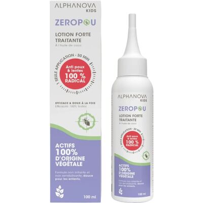 Alphanova Kids Zéropou Anti-Lice and Nits Lotion - Lotion contre les poux - Publicité Alphanova Kids Zéropou Anti-Lice and Nits Lotion - Lotion contre les poux - Publicité