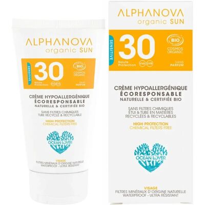 Krem do opalania SPF30 od Alphanova - Organiczny Hypoalergiczny 50g Krem do opalania SPF30 od Alphanova - Organiczny Hypoalergiczny 50g