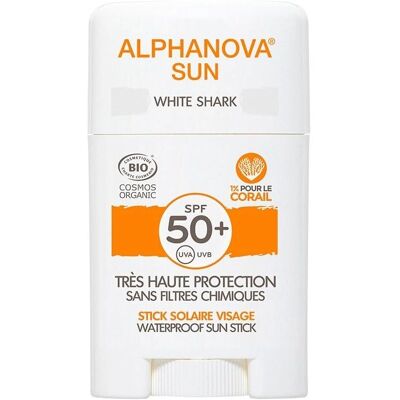 Alphanova Sun SPF50+ Stick Gesicht Weiß 12g - Sonnenschutzstick Alphanova Sun SPF50+ Stick Gesicht Weiß 12g - Sonnenschutzstick