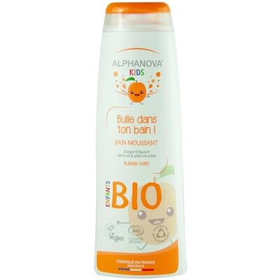 Alphanova Kids Bain Moussant Bio Abricot - Douche et bain pour enfants - Publicité Alphanova Kids Bain Moussant Bio Abricot - Douche et bain pour enfants - Publicité