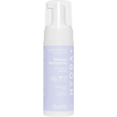 Alphanova Hydra + Mousse Nettoyante - Peau Sensible - Publicité Alphanova Hydra + Mousse Nettoyante - Peau Sensible - Publicité