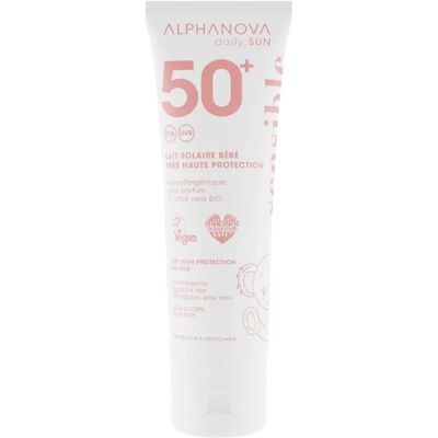 Alphanova Baby Sonnenmilch SPF 50+ - Baby Sonnencreme Alphanova Baby Sonnenmilch SPF 50+ - Baby Sonnencreme