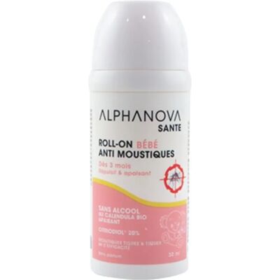 Alphanova Bébé Roll-On Anti-Moustiques 30ml - Publicité Alphanova Bébé Roll-On Anti-Moustiques 30ml - Publicité