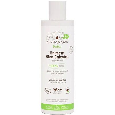 Alphanova - Baby Liniment - Bio-Olivenöl - Calciumwasser - 200ml Alphanova - Baby Liniment - Bio-Olivenöl - Calciumwasser - 200ml