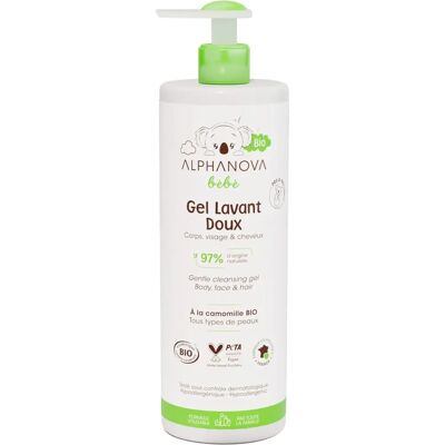 Gel de Limpieza Suave Bébé de Alphanova 400ml - Gel de limpieza Gel de Limpieza Suave Bébé de Alphanova 400ml - Gel de limpieza