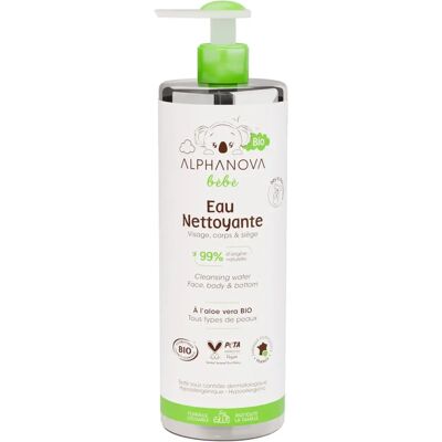 Alphanova Baby Bio-Reinigungswasser 400ml - Pumpflasche Alphanova Baby Bio-Reinigungswasser 400ml - Pumpflasche