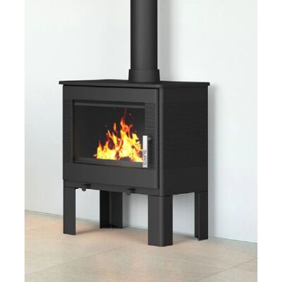 Poêle à bois GABY Supra - Combustion double - 7,3 kW - Noir Poêle à bois GABY Supra - Combustion double - 7,3 kW - Noir