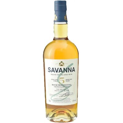 Savanna 5 Jaar Oud Reunion Eiland Rum - Luxe Cadeauverpakking Savanna 5 Jaar Oud Reunion Eiland Rum - Luxe Cadeauverpakking