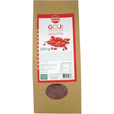 LaSante.net - Exopharm Goji Premium - Himalaya - 250 g - Dried fruit - Publicité LaSante.net - Exopharm Goji Premium - Himalaya - 250 g - Dried fruit - Publicité