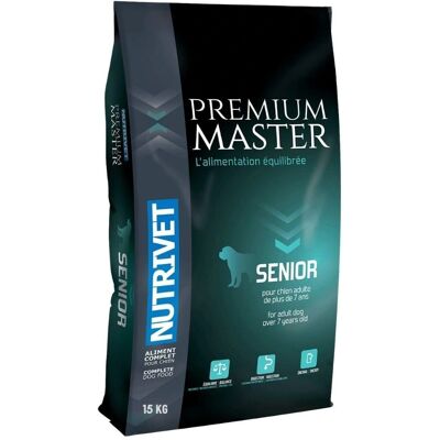 Nutrivet Premium Master Senior - Croquettes pour chien - Publicité Nutrivet Premium Master Senior - Croquettes pour chien - Publicité