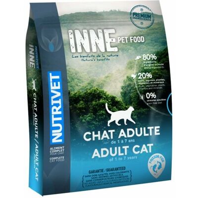 Nutrivet Inne Cat Poisson 6kg - Croquettes premium sans céréales - Publicité Nutrivet Inne Cat Poisson 6kg - Croquettes premium sans céréales - Publicité