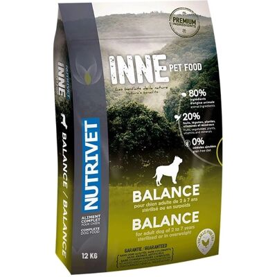 Nutrivet Inne Balance Poulet - Croquettes pour Chiens Stérilisés ou en Surpoids - 12kg - Publicité Nutrivet Inne Balance Poulet - Croquettes pour Chiens Stérilisés ou en Surpoids - 12kg - Publicité
