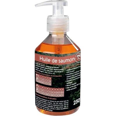 Huile de Saumon Nutrivet pour Chat et Chien - 250 ml - Publicité Huile de Saumon Nutrivet pour Chat et Chien - 250 ml - Publicité