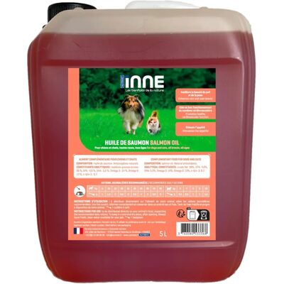 Nutrivet Huile de Saumon pour Chats et Chiens - 5L - Publicité Nutrivet Huile de Saumon pour Chats et Chiens - 5L - Publicité
