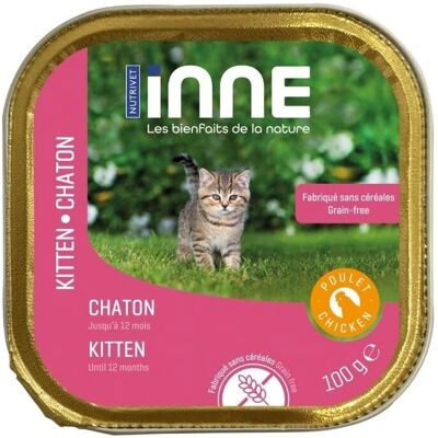 Nutrivet Kitten met Kip - Compleet natvoer voor katten Nutrivet Kitten met Kip - Compleet natvoer voor katten