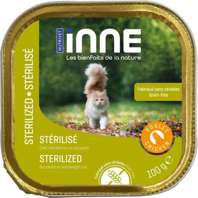 Nutrivet Inne Gesteriliseerde Kattenvoeding - Gewichtscontrole, Zonder granen Nutrivet Inne Gesteriliseerde Kattenvoeding - Gewichtscontrole, Zonder granen