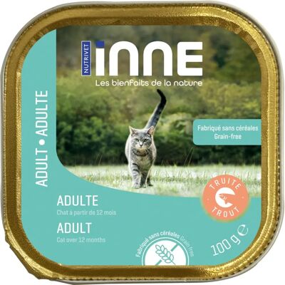 Nutrivet Inne Adult Natvoer voor Kat - Forel Nutrivet Inne Adult Natvoer voor Kat - Forel