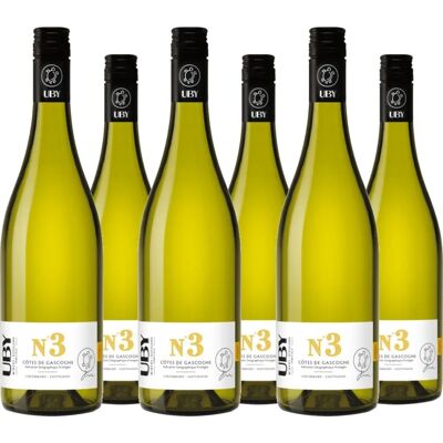 Uby No. 3 Colombard Sauvignon Côtes de Gascogne - Wein Uby No. 3 Colombard Sauvignon Côtes de Gascogne - Wein