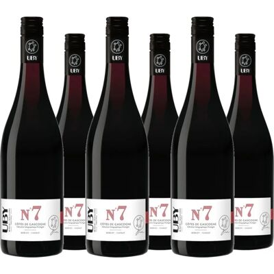 Uby No. 7 Merlot Tannat Côtes de Gascogne IGP 2023 Rotwein Uby No. 7 Merlot Tannat Côtes de Gascogne IGP 2023 Rotwein