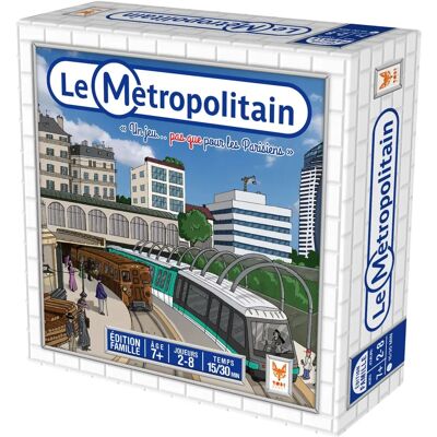 Topi Games MET-259001 Gra planszowa metra Paryż - Edukacyjna Topi Games MET-259001 Gra planszowa metra Paryż - Edukacyjna