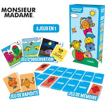 Topi Games Monsieur Madame Jeu de Mémoire et Observation - Amusement Éducatif pour Enfants - Publicité Topi Games Monsieur Madame Jeu de Mémoire et Observation - Amusement Éducatif pour Enfants - Publicité