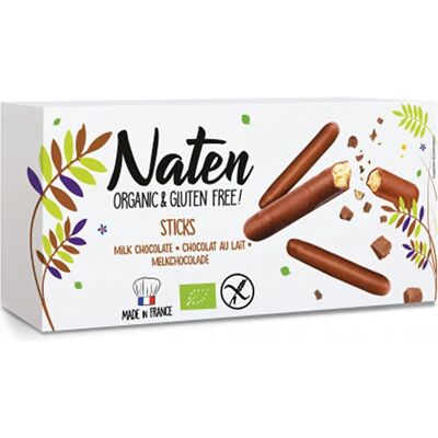 Biscuits Bio Sans Gluten Enrobés de Chocolat - 130 g - Publicité Biscuits Bio Sans Gluten Enrobés de Chocolat - 130 g - Publicité