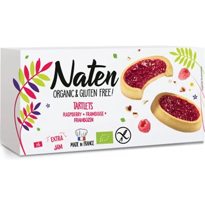 NATEN Tartelettes sans gluten à la confiture de framboise - Tartlet - Publicité NATEN Tartelettes sans gluten à la confiture de framboise - Tartlet - Publicité