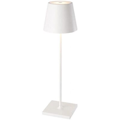 Lampe de table LED sans fil Kelly White Lumisky - 38cm - Publicité Lampe de table LED sans fil Kelly White Lumisky - 38cm - Publicité