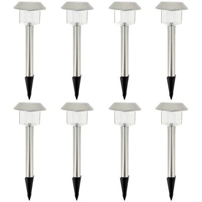 Lumisky Alesia Luce Solare da Giardino - Acciaio inossidabile, LED bianca fredda, Sentiero - Esterno Lumisky Alesia Luce Solare da Giardino - Acciaio inossidabile, LED bianca fredda, Sentiero - Esterno