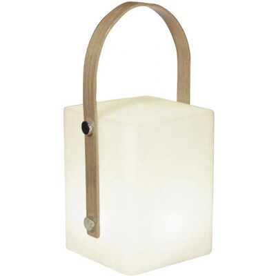 Lanterna LED Tiky Lumisky con manico in bambù - Interno/Esterno Lanterna LED Tiky Lumisky con manico in bambù - Interno/Esterno