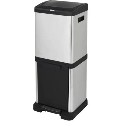 Kitchen Move Oslo Cubo de Basura 34L con 2 Compartimentos Kitchen Move Oslo Cubo de Basura 34L con 2 Compartimentos
