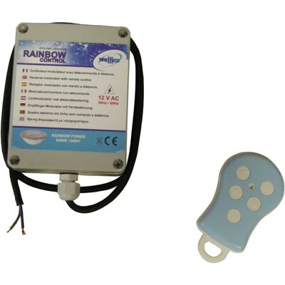 Contrôleur LED Rainbow Power Weltico - Synchronise 4 Projecteurs - Système d'Éclairage - Publicité Contrôleur LED Rainbow Power Weltico - Synchronise 4 Projecteurs - Système d'Éclairage - Publicité